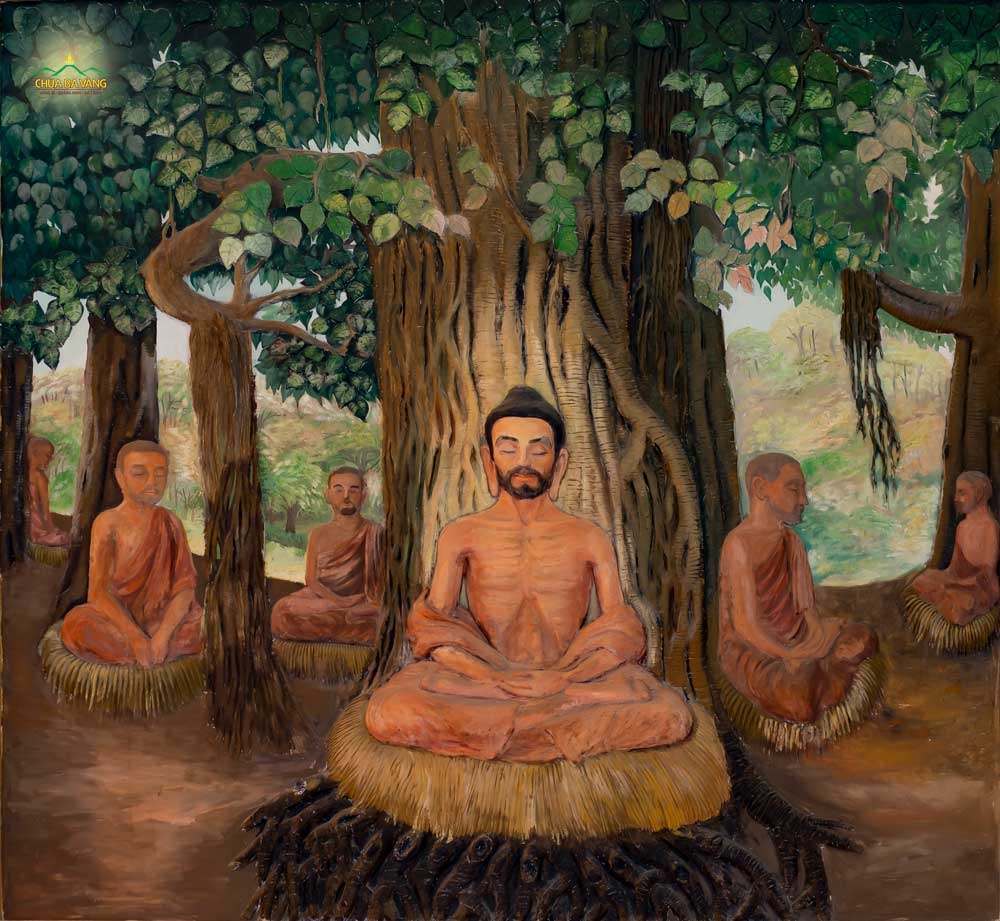 Đức Thế Tôn tinh tấn khổ hạnh đến mức thân thể tiều tụy